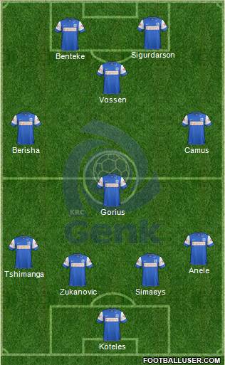 K Racing Club Genk Formation 2012