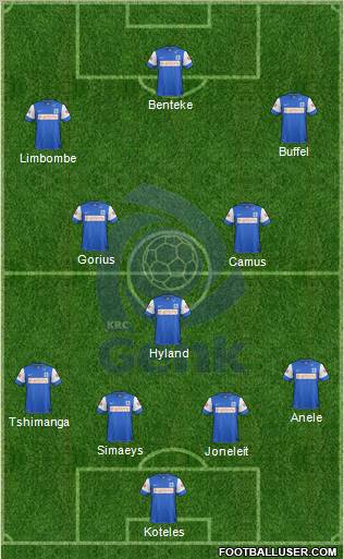 K Racing Club Genk Formation 2012