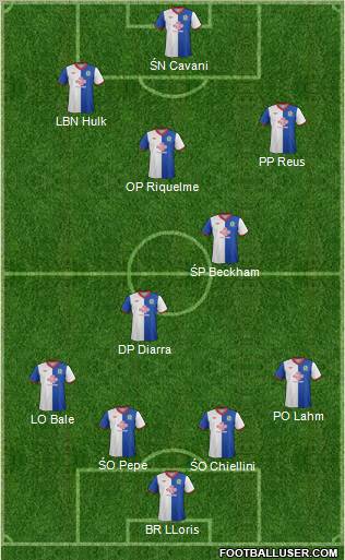 Blackburn Rovers Formation 2012