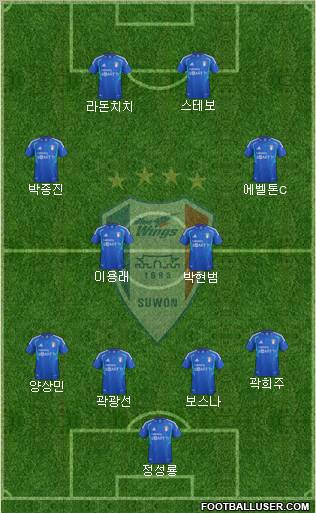 Suwon Samsung Blue Wings Formation 2012