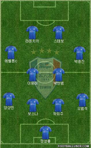 Suwon Samsung Blue Wings Formation 2012