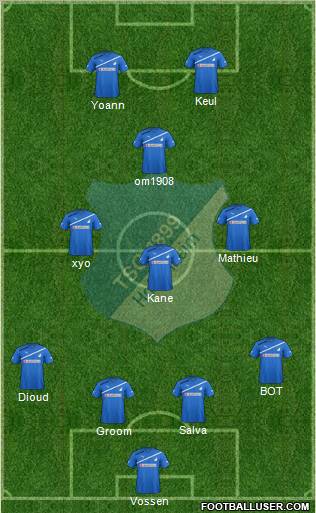 TSG 1899 Hoffenheim Formation 2012