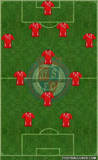 Nyíregyháza Spartacus FC Formation 2012