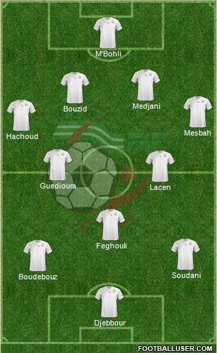 Algeria Formation 2012