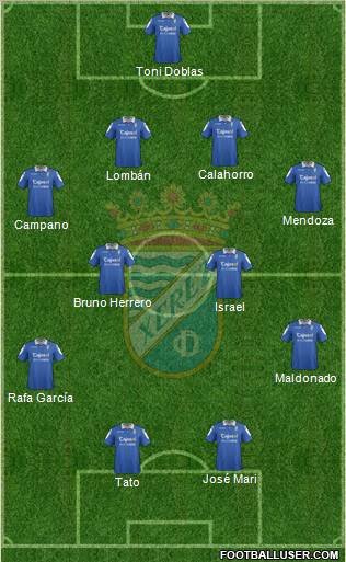 Xerez C.D., S.A.D. Formation 2012