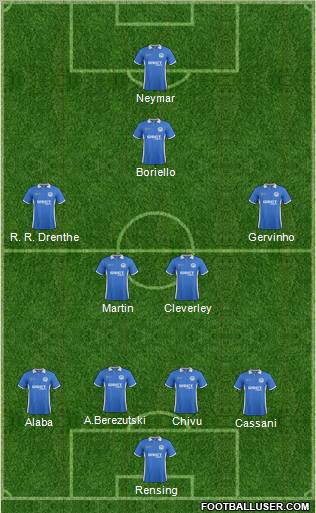 Wigan Athletic Formation 2012