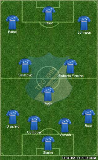 TSG 1899 Hoffenheim Formation 2012