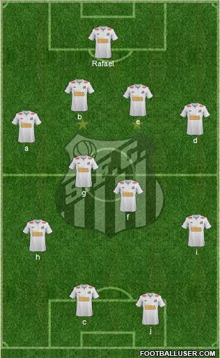 Santos FC Formation 2012