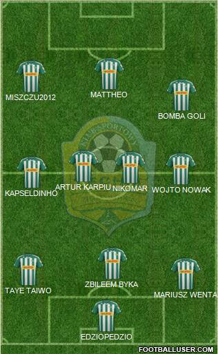 Lechia Gdansk Formation 2012