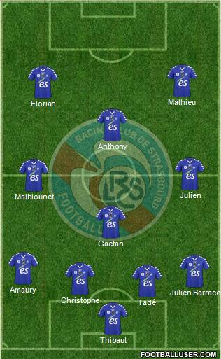 Racing Club de Strasbourg-Football Formation 2012