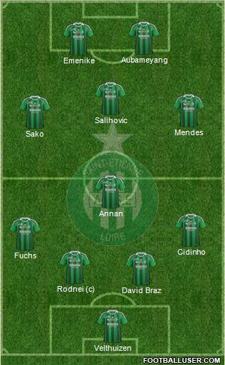 A.S. Saint-Etienne Formation 2012