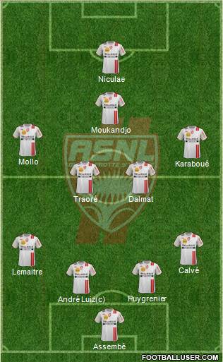 A.S. Nancy Lorraine Formation 2012