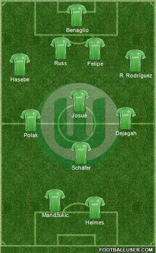 VfL Wolfsburg Formation 2012