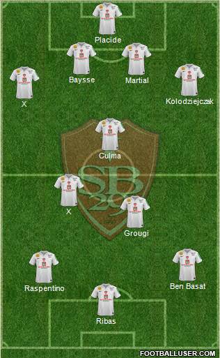 Stade Brestois 29 Formation 2012