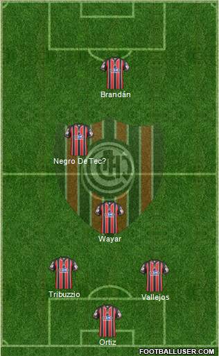 Chacarita Juniors Formation 2012