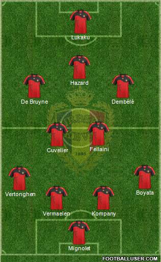 Belgium Formation 2012