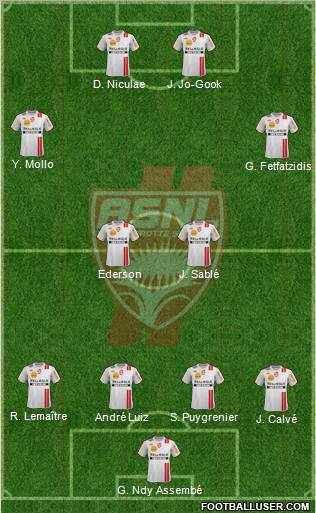 A.S. Nancy Lorraine Formation 2012