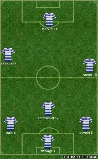 Queens Park Rangers Formation 2012