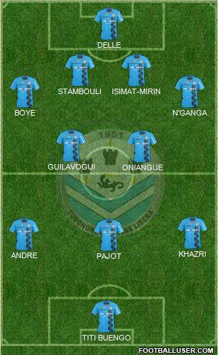 Tours Football Club Formation 2012