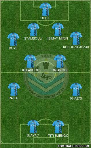 Tours Football Club Formation 2012