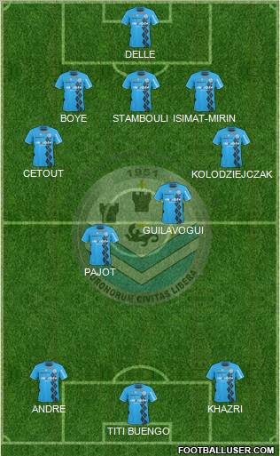 Tours Football Club Formation 2012