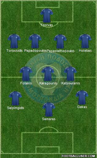 Greece Formation 2012