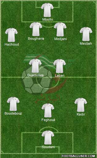 Algeria Formation 2012