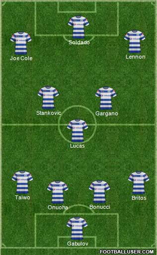 Queens Park Rangers Formation 2012