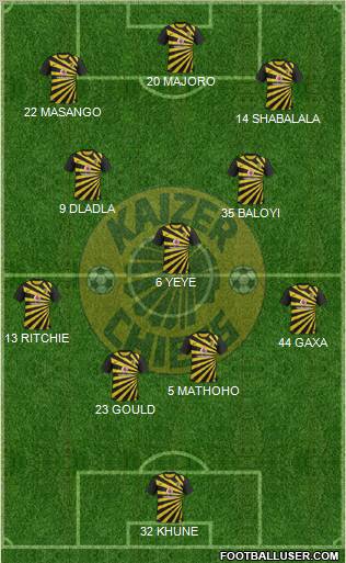 Kaizer Chiefs Formation 2012