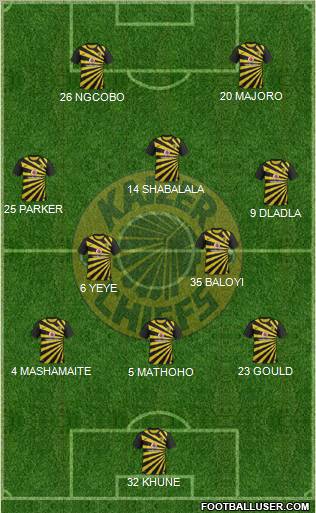 Kaizer Chiefs Formation 2012