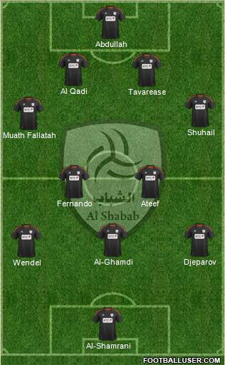 Al-Shabab (KSA) Formation 2012