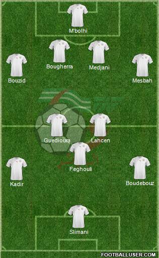 Algeria Formation 2012