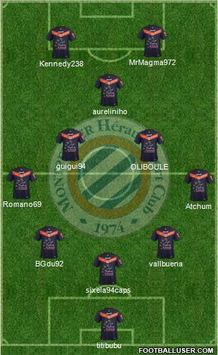 Montpellier Hérault Sport Club Formation 2012