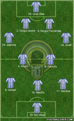 Hércules C.F., S.A.D. Formation 2012