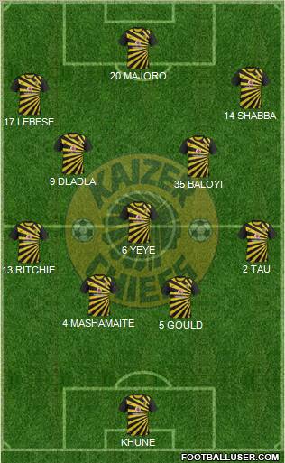 Kaizer Chiefs Formation 2012