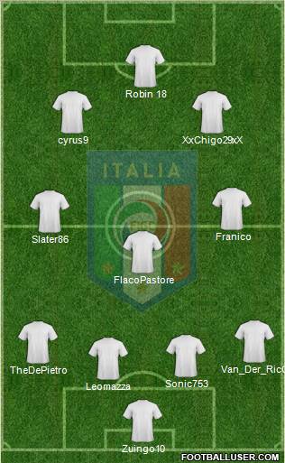 Italy Formation 2012