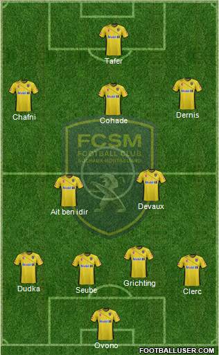 FC Sochaux-Montbéliard Formation 2012