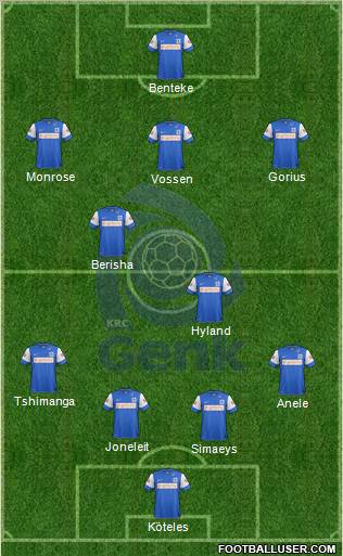 K Racing Club Genk Formation 2012