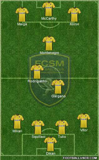 FC Sochaux-Montbéliard Formation 2012