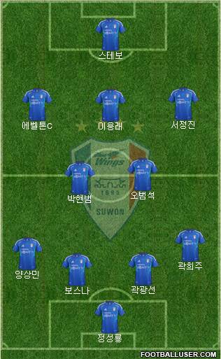 Suwon Samsung Blue Wings Formation 2012