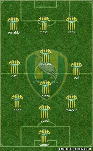 ADO Den Haag Formation 2012