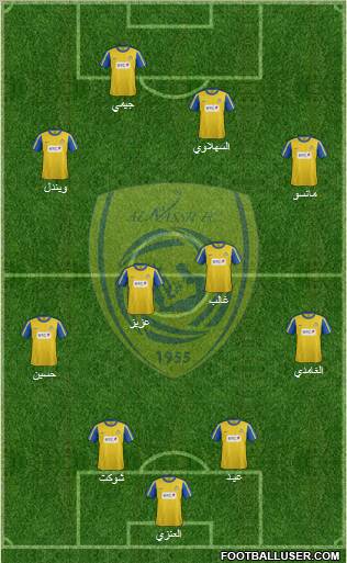 Al-Nassr (KSA) Formation 2012