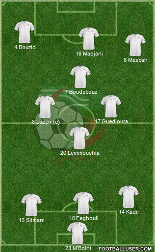 Algeria Formation 2012