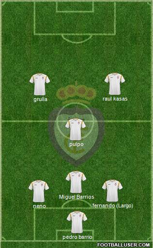 Real Jaén C.F. Formation 2012