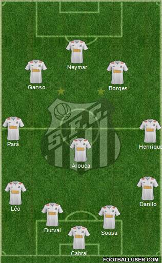 Santos FC Formation 2012