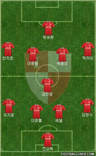 Busan I'PARK Formation 2012