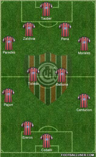 Chacarita Juniors Formation 2012