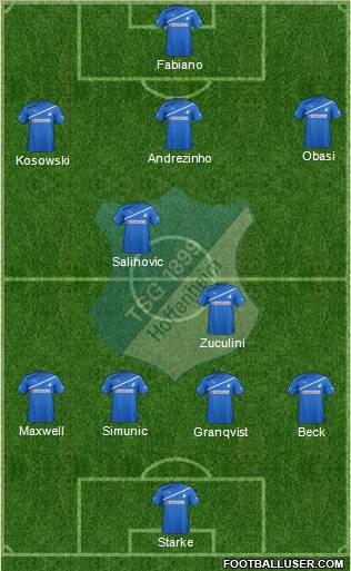 TSG 1899 Hoffenheim Formation 2012