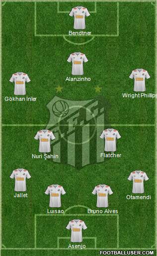 Santos FC Formation 2012