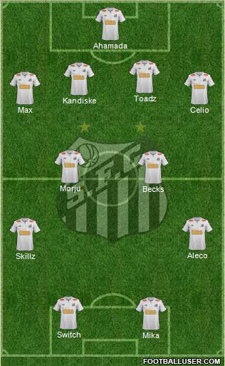 Santos FC Formation 2012